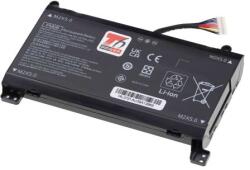 T6 Power Akkumulátor T6 Power HP Omen 17-an000, 17-an100, 12 tűs, Geforce 1050, 5973 mAh, 86 Wh, 8 cella, Li-ion NBHP0169