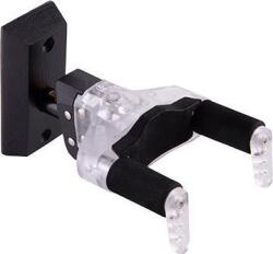 Hercules Gitártartó fa alap rövid szárú festett fekete talp AGS plexi tartó limitált kiadás