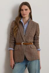 Lauren Ralph Lauren zakó barna, sima, egysoros gombolású, 200979814 - barna 42