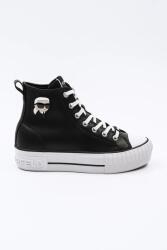 KARL LAGERFELD bőr sneaker KAMPUS MAX NFT - fekete Női 37 - answear - 40 990 Ft