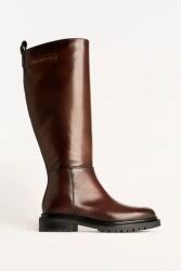 Karl Lagerfeld csizma BINKY barna, lapos talpú, KL47595 - barna Női 41