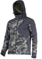 LAHTI PRO Soft-shell Kabát, Kapucnis / Terepszínű - L (l4093203)