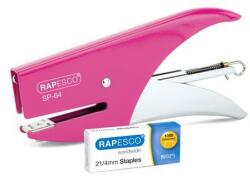 Rapesco Tűzőgép, kézi, 21/4, 12 lap, RAPESCO "SP-64", rózsaszín (1382) - mystock