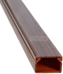 ELMARK Színes kábelcsatorna 25x16mm, Sötét dió színben 2 méter (5622516DW)