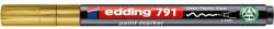 edding Lakkmarker, 1-2 mm, EDDING "791", arany (TED791APCR) - tintasziget