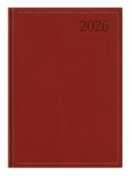 TopTimer Naptár, tervező, B6, napi, TOPTIMER "Traditional", bordó (23T022T-002) - nyomtassingyen