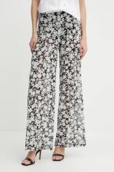 MICHAEL Michael Kors nadrág fekete, magas derekú egyenes, MM55128 - fekete M/L