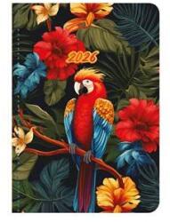 TopTimer Naptár, tervező, B6, heti, TOPTIMER, "Joy flexi", papagáj (26T012F-001) - nyomtassingyen