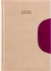 Dayliner Naptár, tervező, B5, heti, DAYLINER "Memphis", bézs-padlizsán (DL3AG-MEFB5HE-BE) - nyomtassingyen