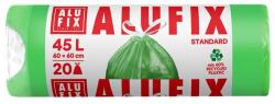 Alufix Szemeteszsák, zárószalagos, 45 l, 20 db, 60x60 cm, 14 , ALUFIX, Prémium , zöld (MSZH45UNINEW) - kellekanyagonline