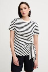 Tommy Hilfiger pamut póló - bézs M - answear - 15 190 Ft