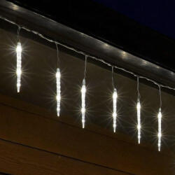 Somogyi Elektronic KJL288 jégcsap fényfüzér, 3, 5m hosszú, 288db hidegfehér SMD LED, 8db jégcsap/36db LED, hálózati adapter, kül- és beltéri kivitel - koronaphone