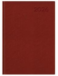 TopTimer Naptár, tervező, A5, napi, TOPTIMER, "Economic", bordó (26E021E-002) - nyomtassingyen