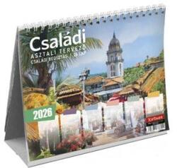 TopTimer Naptár, asztali, álló, TOPTIMER "Családi tervező (26T530P-00P) - nyomtassingyen