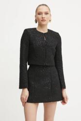 Marciano by Guess zakó BOUCLE fekete, sima, egysoros gombolású, 5RGN18 7261A - fekete 36