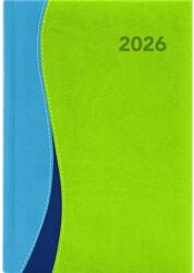 Dayliner Naptár, tervező, A5, heti, DAYLINER, "Dubai", kék-zöld (DL3AG-DUFA5HE-KZ) - nyomtassingyen