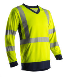  Somo Hi-viz Sárga Ujjú Póló Co/pes Grs (5som16r4xl)