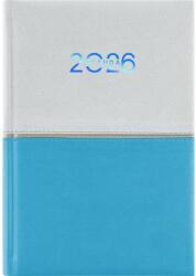 Dayliner Naptár, tervező, A5, napi, DAYLINER "Contrast", fehér-sötétkék (DL3AG-CRFA5NA-HK)