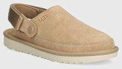 UGG gyerek velúr papucs GOLDENSTAR CLOG - bézs 32.5