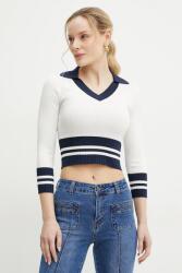 GUESS pulóver SYDNEY könnyű, női, bézs, W5GR46 Z3L10 - bézs L