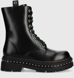 Guess bakancs JOYA fekete, női, lapos talpú, FL7JYA LEA10 - fekete Női 37