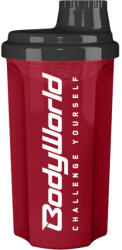 BodyWorld Shaker Challenge Yourself 700 ml, bor vörös