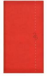 TopTimer Zsebnaptár, álló elrendezésű, TOPTIMER "Linea", piros (23T035L-002)