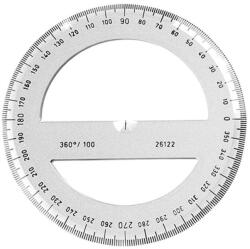 KOH-I-NOOR Szögmérő KOH-I-NOOR 360 fokos műanyag (7250013000) - nyomtassingyen