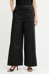 Liu Jo nadrág fekete, magas derekú széles, VA5065. TS330 - fekete M