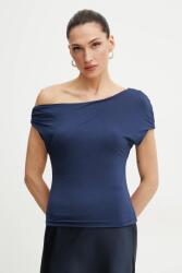 GUESS felső DOLMAN sötétkék, női, sima, W5GP46 KACM2 - sötétkék S