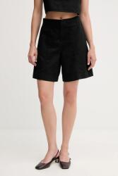Calvin Klein Jeans vászonkeverék rövidnadrág - fekete 29 - answear - 21 990 Ft