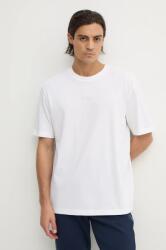 BOSS Green pamut póló - bézs XL - answear - 20 990 Ft