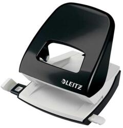 Leitz Lyukasztó, kétlyukú, 30 lap, LEITZ "Nexxt Wow", fekete (50081095) - tonerpiac