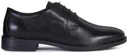 Geox bőr félcipő Gladwin fekete, férfi - fekete Férfi 45