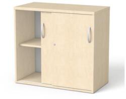 MAYAH Szekrény, asztalmagas, tolóajtós, polcos, MAYAH "Freedom SV-16", juhar (SV-16/IBXSZ16J) - nyomtassingyen