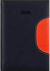 Dayliner Naptár, tervező, B5, heti, DAYLINER "Memphis", fekete-narancs (DL6AG-MEFB5HE-FN) - nyomtassingyen