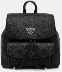 GUESS hátizsák CRESIDIA fekete, kis, nyomott mintás, HWPD98 88310 - fekete Univerzális méret