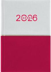Dayliner Naptár, tervező, B6, heti, DAYLINER "Contrast", fehér-piros (DL6AG-CRFB6HE-FP) - nyomtassingyen