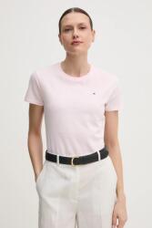 Tommy Hilfiger pamut póló - rózsaszín XS - answear - 15 110 Ft