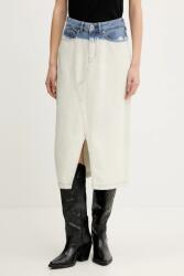 Karl Lagerfeld Jeans farmer szoknya midi, egyenes, A2W12014 - kék S