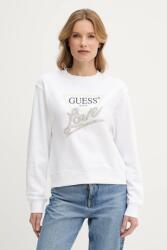 GUESS felső LOVE fehér, női, nyomott mintás, W5GQ05 KB683 - fehér S