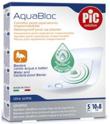  Pic Antibakt Sebtapasz Aquabloc 5x7cm 5x