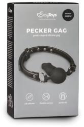  Easytoys - szájpecek belső dildóval (fekete) - erotikashow