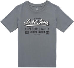 JACK & JONES Tricouri mânecă scurtă Băieți JJELOGO TEE SS ONECK Jack & Jones Gri 164 cm