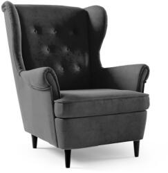 ArtPK CANDY 190 fotel | fekete lábak Színváltozat: Kronos 07