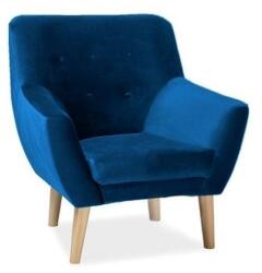 SIGNAL MEBLE Nordic 1 fotel Szín: Bluvel 86 (NORDIC1V86)
