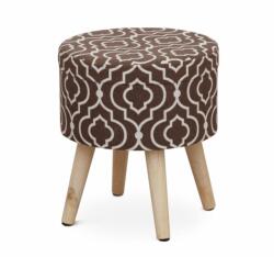 TEMPO KONDELA Zsámoly DARLA Type 1 | barna/fehér mintás