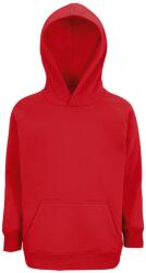 SOL'S Gyerek kapucnis pulóver Stellar - Piros | 6 éves (106/116) (SOLS-03576-1000312581)