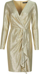 Ralph Lauren Rochii scurte Femei CINLAIT-LONG SLEEVE-COCKTAIL DRESS Lauren Ralph Lauren Auriu US 8