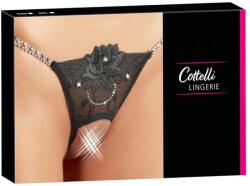 Cottelli Collection - Csillogó virág - nyitott tanga (23206571111) - shop